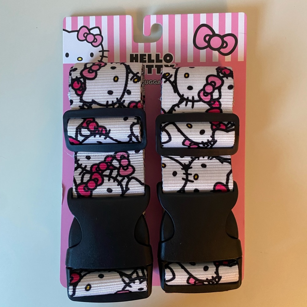 HELLO KITTY set of 2 Luggage Straps